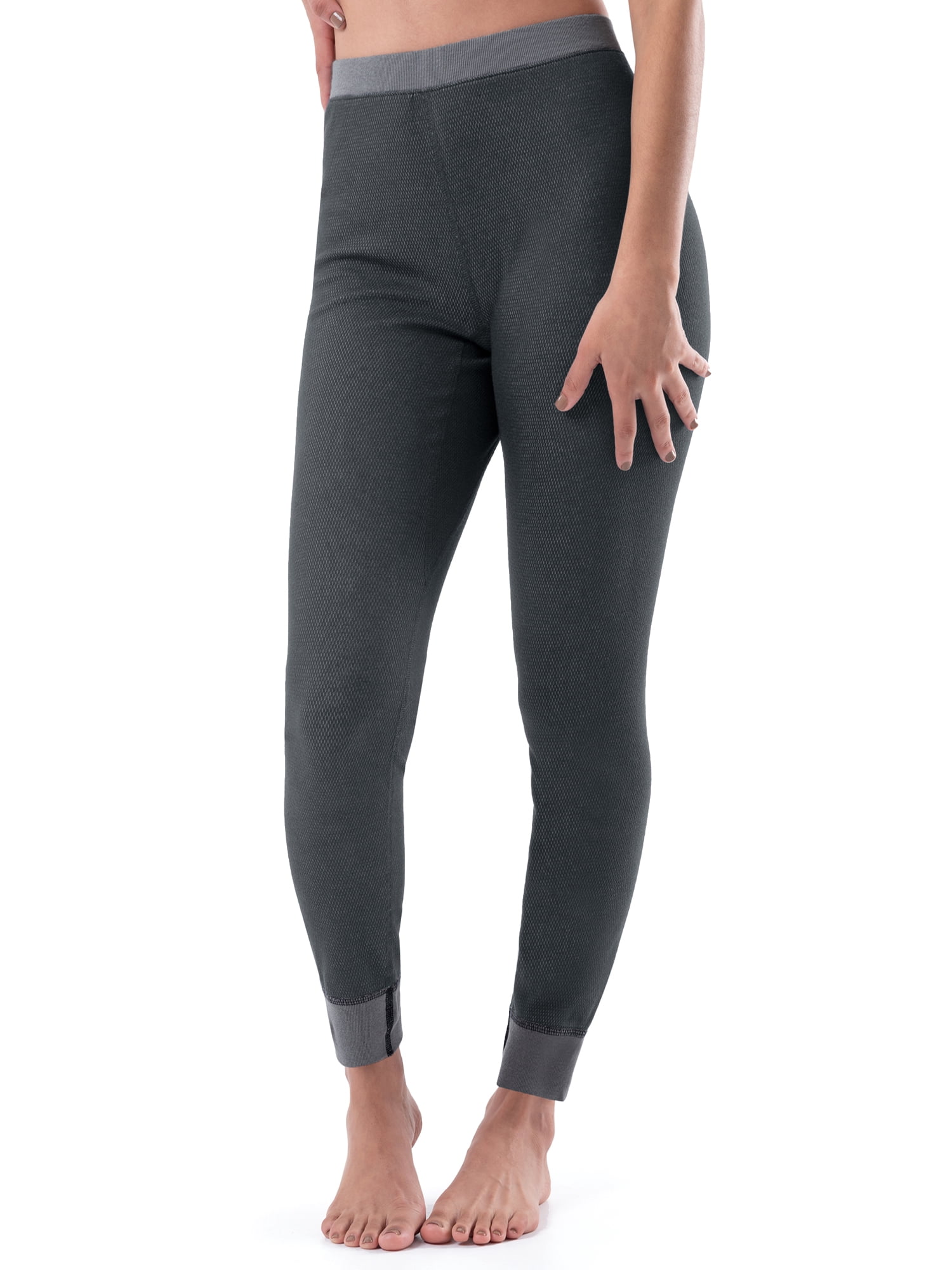 Fruit of the Loom Women's and Women's Plus Thermal Henley Top & Bottom Set