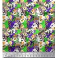 thumbnail image 1 of Soimoi Cotton Duck Fabric Floral & Paisley Print Fabric by Yard 42 Inch Wide, 1 of 3