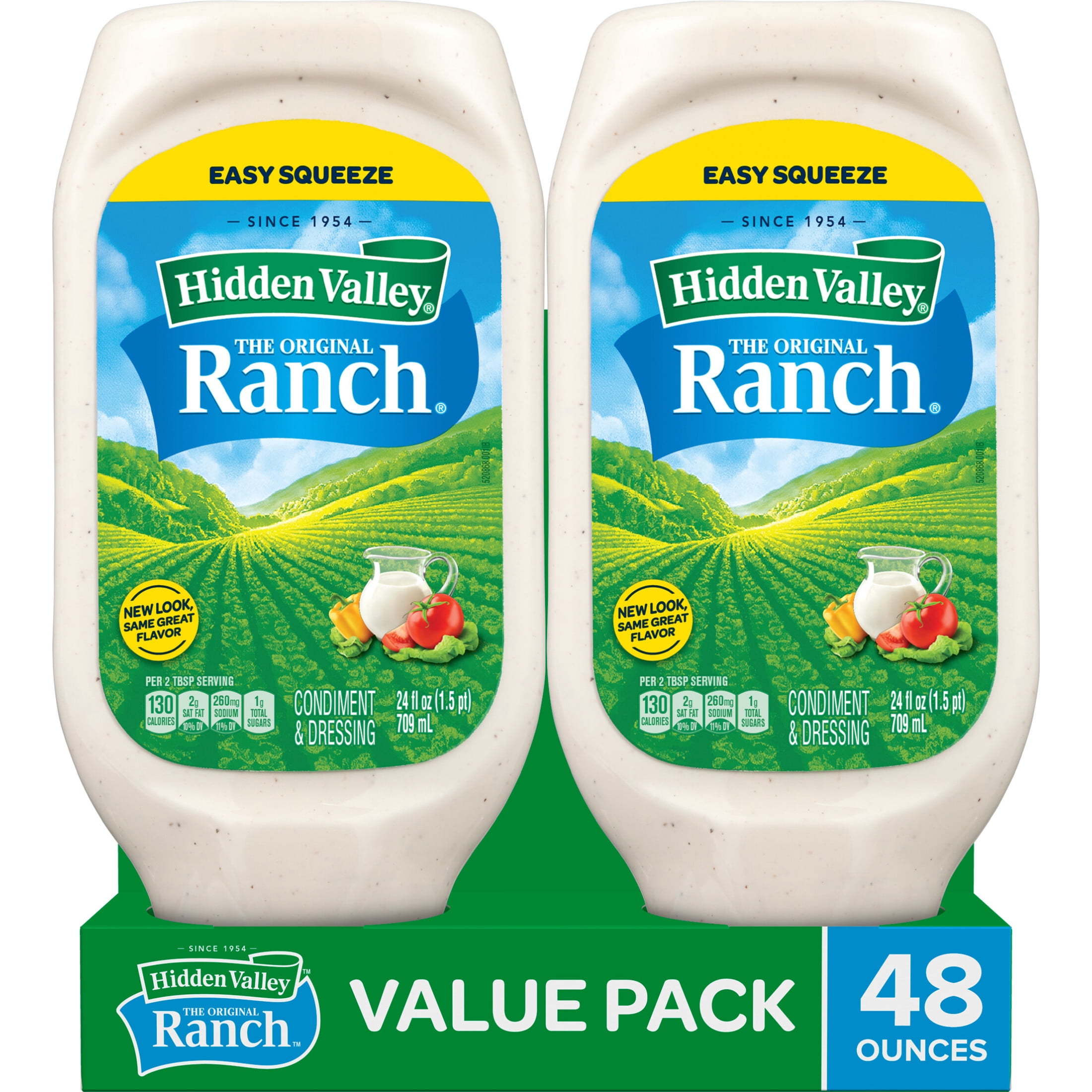 Hidden Valley Original Ranch Dressing, 24 fl. oz., Pack of 2