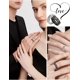 thumbnail image 4 of 4 anillos de acero de titanio con la palabra "Te amo" para parejas, talla 7, clásicos, sencillos, para bodas, de banda ancha, de promesa de amor real., 4 of 4