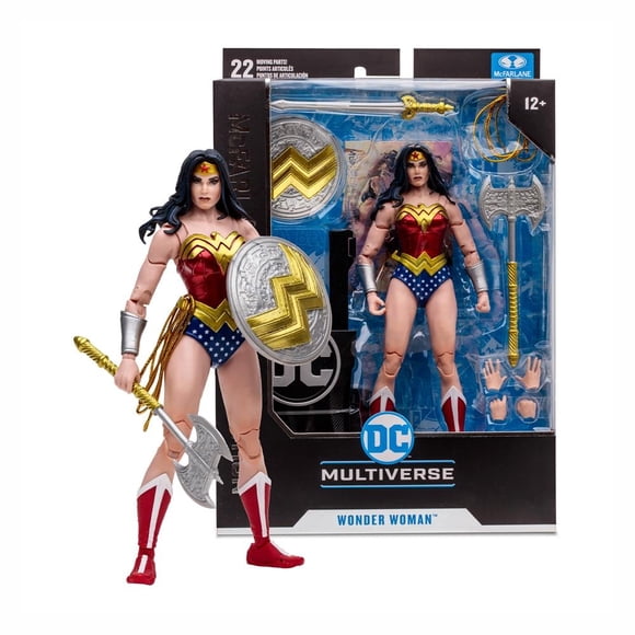 Figura McFarlane Spin Master Mujer Maravilla Clásico Collector Edition 7 pulgadas