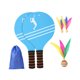 thumbnail image 5 of 2 piezas Bádminton Set Ejercicio Raqueta de bádminton para niños interiores al aire libre estilo B, 5 of 8
