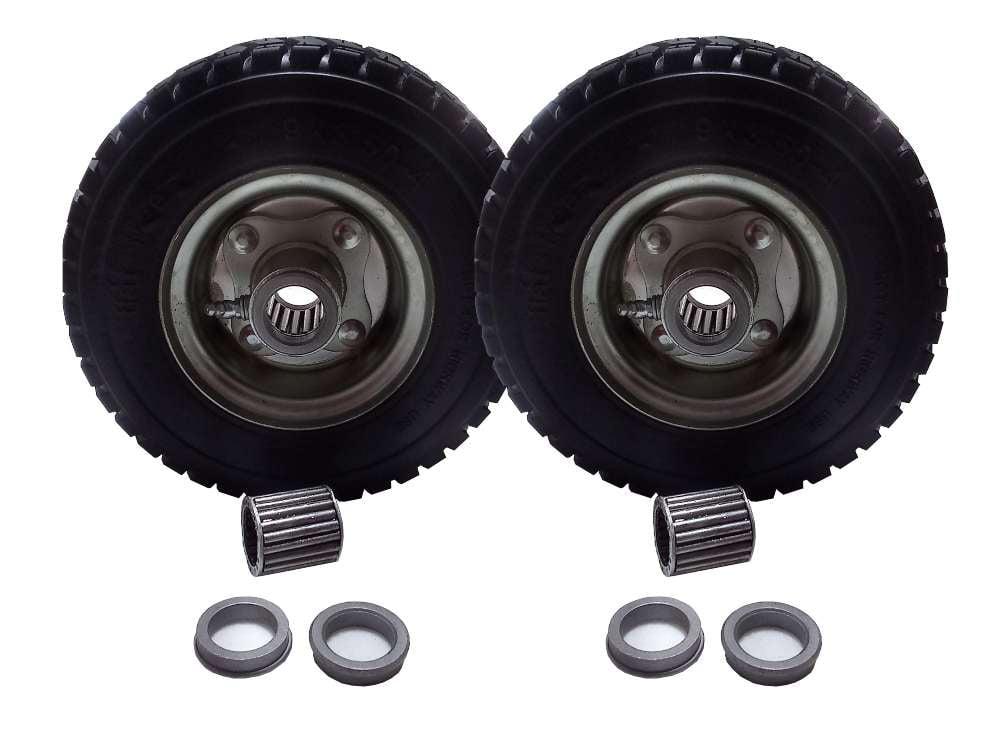 2 no flat tires 9x3.54 replaces 72410088 for 2 wheel Velke Walmart