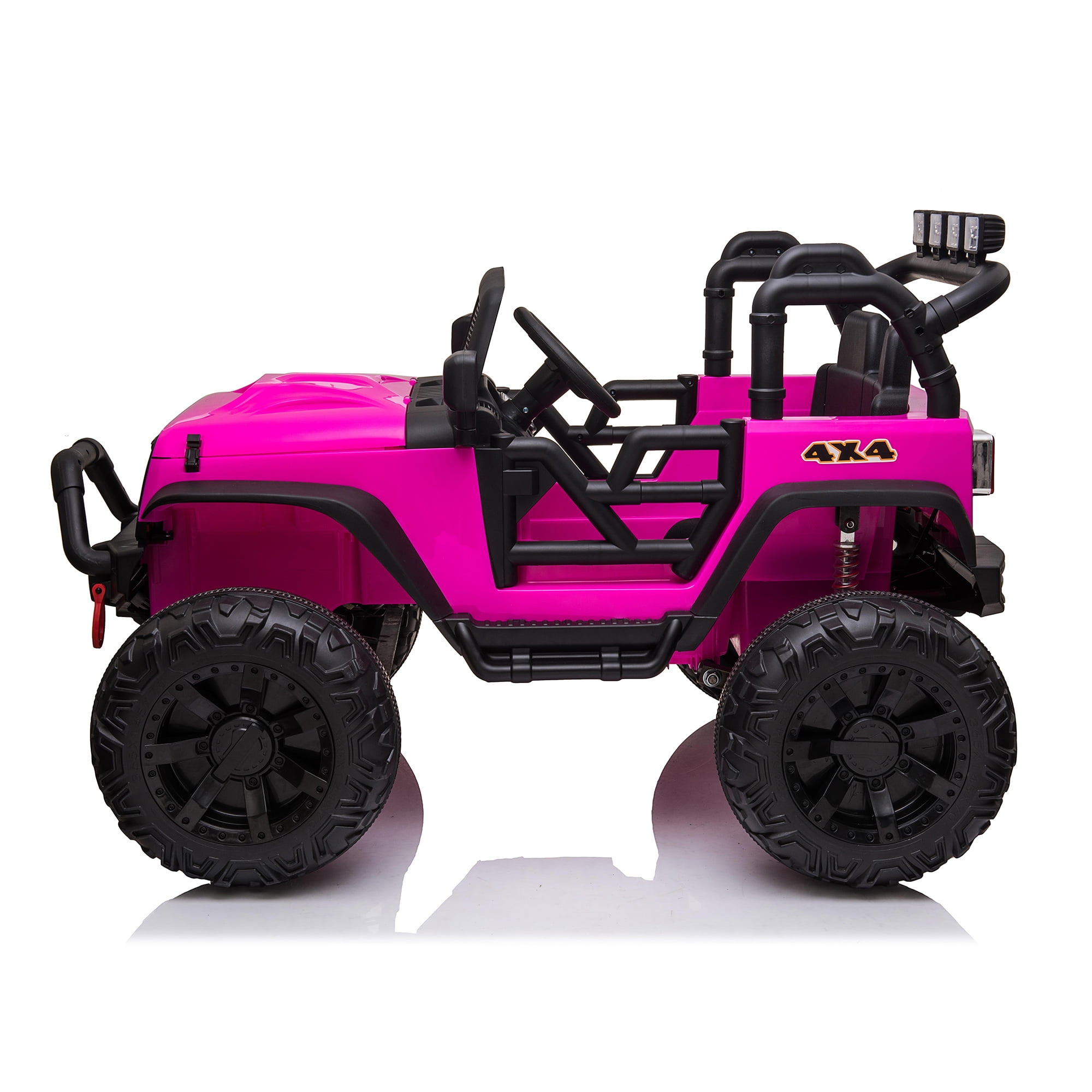 CIPACHO 24V Double Drive Children Ride On Truck Car for Kids with Parent Remote Control, Electron Assisted Steering Wheel, Music Board, Bluetooth, MP3, Pink CIPACHO 24V Double Drive Children Ride On Truck Car for Kids with Parent Remote Control, Electron Assisted Steering Wheel, Music Board, Bluetooth, MP3, Pink