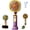 Purple, variant on Portable Floral Mini Fan With Phone Stand, 3-Speed Rechargeable Handheld Desk Fan, Built-in Phone Stand Base for Travel, Makeup and Summer