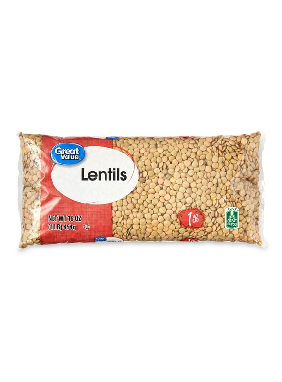 Great Value Lentils, 1 lb