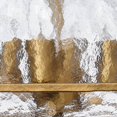 thumbnail image 4 of Jamie Young Glenn Small Square Metal 4-Light Chandelier Brass, 4 of 5