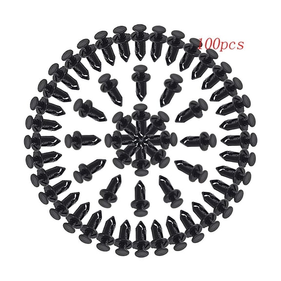 OTTULUR Set of 100 Retainer Clips 8mm Push Pin Splash Guard Body Panel Replacement for Honda Suzuki Kawasaki Polaris