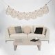 thumbnail image 3 of Tassel Woven Wall Hanging Boho Chic Boho Home Geometric Art Decor, Beautiful Light Elegant, 110 x 20cm, 3 of 4