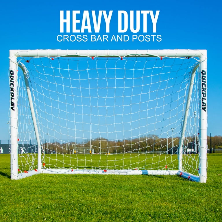 Quickplay Q-Fold Folding Soccer Goal - PVC Football Goal w/ Flexi