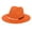 Orange-1, variant on Panama Hat Men, Wide Brim Straw Hat Panama Jazz Hat Fedora Ladies Beach Travel Sun Hat Bucket Hat Beach Hat, Bucket Hats for Men Orange One size