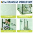 thumbnail image 5 of Garvee Walk-in Plant Greenhouse 28.7 x 56.3 x 76.8 in, with Roll-Up Zippered Doors & 2 Mesh Windows, 5 of 9