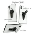 thumbnail image 3 of tzumi FlipGrip Phone Ring Vent Clip & Stand, 3 of 5