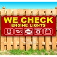 thumbnail image 1 of We Check Engine Lights 13 oz Vinyl Banner With Metal Grommets, 1 of 4