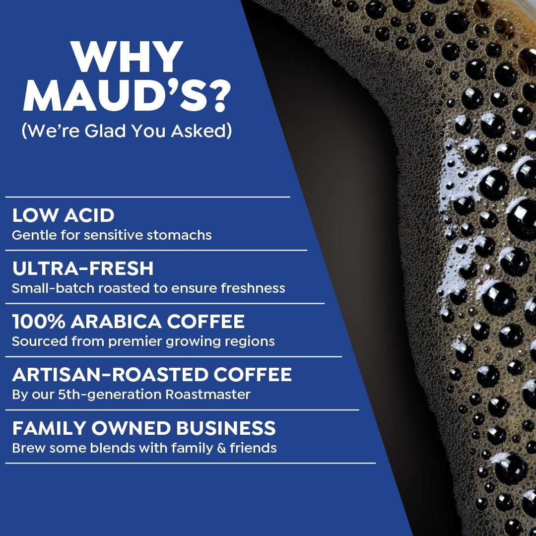 Maud's Colombian Coffee Pods, 50 ct, Single Origin, Medium Roast Coffee in Single Serve Pods – 100% Arabica Beans, Compatible with Keurig K Cups Maker