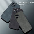 thumbnail image 4 of Funda de piel de cordero de color sólido para teléfono Apple 14promax, funda para lente de iPhone 13, todo incluido, funda rígida resistente a caídas de 12 pulgadas y 11 pulgadas, 4 of 5