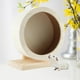 thumbnail image 5 of Rueda de ejercicio para mascotas, hámster, rueda giratoria silenciosa de madera para , juguete para , jerbo L Zulema rueda de ejercicio de hámster, 5 of 8