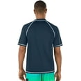 thumbnail image 2 of Men's Speedo 7482178 Easy Short Sleeve Loose Fit Swim Tee (New Navy 4XL), 2 of 8
