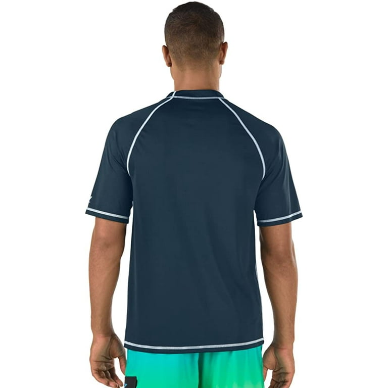 Men's Speedo 7482178 Easy Short Sleeve Loose Fit Swim Tee Men's Speedo 7482178 Easy Short Sleeve Loose Fit Swim Tee
