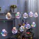 thumbnail image 3 of Luz de cortina navideña, 8 modos, cadena de luces Led para ventana para fiesta de bodas, decoraciones navideñas, EE. UU., 3 of 5