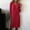 Red, variant on BLTIBY Sweatshirt Dress for Women Spring Casual Long Sleeve V Neck Solid Color Pullover Mini Dresses Outfits Black XL