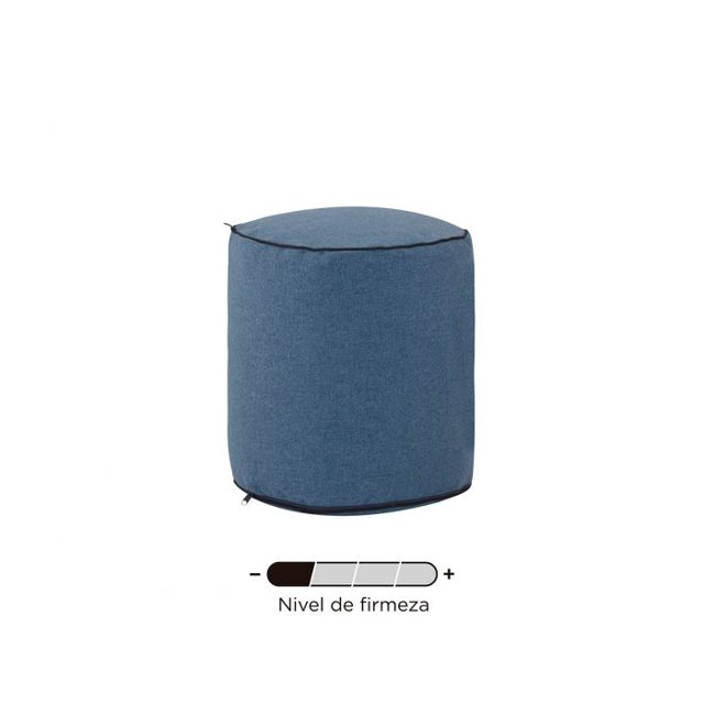 Puff Atolinga - Azul Weik Contemporaneo