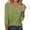 Green, variant on Women's Casual Solid Color Pleated Short Sleeve V-Neck Blouse for Spring and Summer