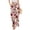 2Pink, variant on Delayuji Women's Wide Leg Pants Floral Printed Palazzo Pants High Waisted Casual Loose Straight Leg Pants with Pockets Womens Trousers