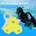 thumbnail image 1 of Retractor De Cuerda De Buceo Dispositivo de buceo universal 250 kg Carga máxima Polea de buceo Equipo de buceo (Amarillo), 1 of 6