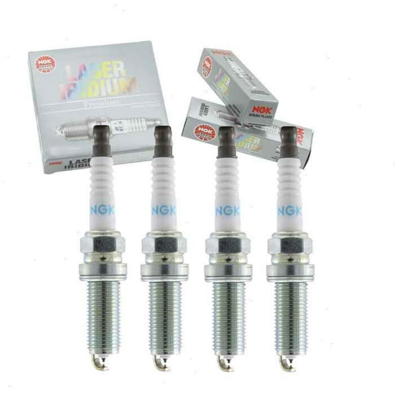 4 pc NGK Laser Iridium Spark Plugs compatible with Mazda CX-5 2.5L L4 2019-2020