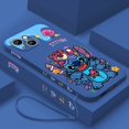 thumbnail image 3 of Disney Stitch Anime para Apple iPhone 15 14 13 12 11 XS XR X 8 7 Pro Max Plus Mini Liquid Left Rope Phone Case, 3 of 5