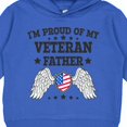thumbnail image 3 of Inktastic I'm Proud of My Veteran Father with Shield Toddler Hoodie, 3 of 4