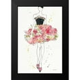 thumbnail image 2 of Tavoletti, Anne 13x18 Black Modern Framed Museum Art Print Titled - Floral Fashion II v2, 2 of 5