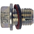thumbnail image 2 of Dorman 090-191 Engine Oil Drain Plug Silver (Pack of 5), 2 of 2