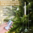 thumbnail image 5 of 12 Pcs Christmas Tree Flameless Candles with Remote, Battery Operated LED Candles Flickering Lights for Christmas Tree Home Party Decor, 5 of 7