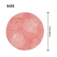 thumbnail image 3 of ZNDUO 2 Pack Round Mouse Pad Pink Rose Line Texture 7.9" Small Non-Slip Rubber Gaming Mousepad Desk Mat for Home Office, 3 of 7