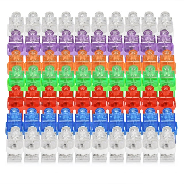 Luces digitales CALIFORNIA CADE ELECTRONIC, 100 unidades, 7 colores