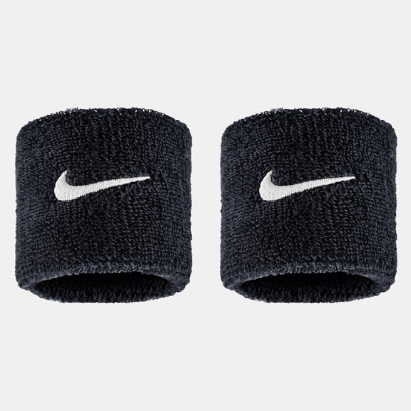 NIKE SWOOSH CLASSIC WRISTBANDS 2PK BLACK/WHITE
