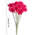thumbnail image 2 of 10pcs Artificial Chrysanthemum Simulation Flower Home Office Fake Floral Decor Wedding Ornament  Pink, 2 of 10