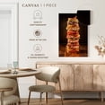 thumbnail image 5 of Elephant Stock Sandwich Stack Wall Art - Vertical Canvas Wall Art - Dining Room Wall Decor - Food And Drink Canvas - Orange And Brown Decor - 32" x 48", 5 of 8