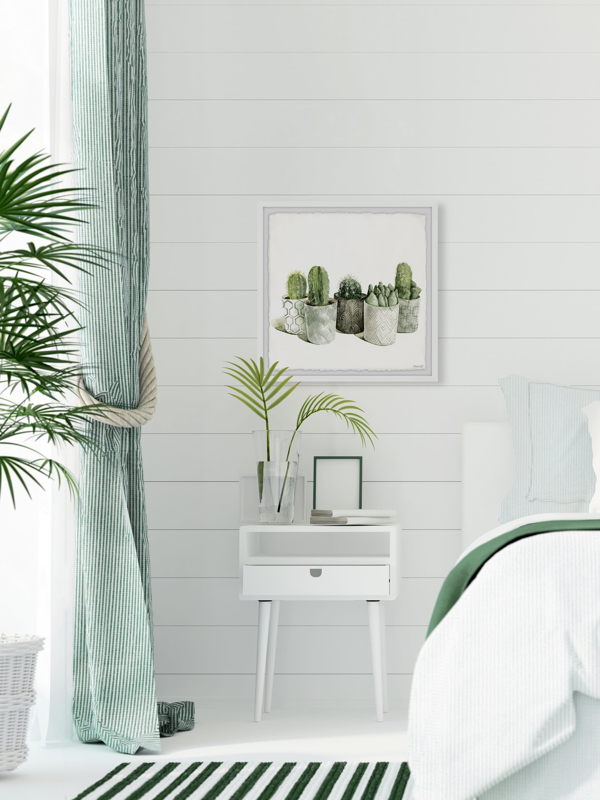 Marmont Hill Decorative Planters Framed Wall Art