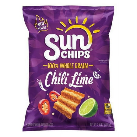 SunChips Flavored Whole Grain Snacks Chili Lime 2 3/4 oz
