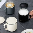thumbnail image 6 of Office Home Leak-Proof with Cover With Handle Stainless Steel Vacuum Flask Milk Coffee Cup Insulated Water Cups BLACK, 6 of 8