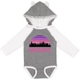 thumbnail image 3 of Inktastic Chicago Gifts Souvenirs for Kids Girls Long Sleeve Baby Bodysuit, 3 of 5