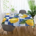 thumbnail image 3 of Yayeee Tablecloths 60" x 120" Rectangle Wrinkle Resistant Party Table Cover, Lemon Checkered, 3 of 8