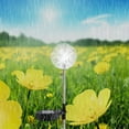 thumbnail image 4 of Outdoor Solar Garden Stake Lights LED Color-changing Solar Powered Decorative in-ground landscape lighting for Garden Patio Lawn Pathway Backyard Decorations Multi-Color Figurine Dandelion, 4 of 6