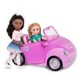 thumbnail image 1 of Glitter Girls by Battat - Coche convertible para muñecas de 14" - Juguetes, ropa y accesorios para niñas de 3 años en adelante, morado, 1 of 5