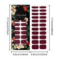 thumbnail image 3 of Kokovifyves Nail Care Waterproof and Durables Nail Stickers with Three-dimensional Gloss Super Bright Gloss Scratch Resistants No Need for Quicks Drying, 3 of 9