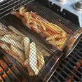 thumbnail image 2 of Cylinder Grilling Basket Stainless Steel Barbecue Net Vegetables Meat Bbq Basket, 2 of 5