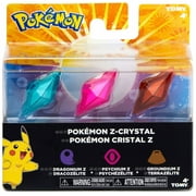 Pokemon Z-Ring Dragonium Z, Psychium Z & Groundium Z Crystal 3-Pack